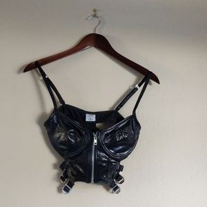 Double Platinum Camisole Bustier Top S